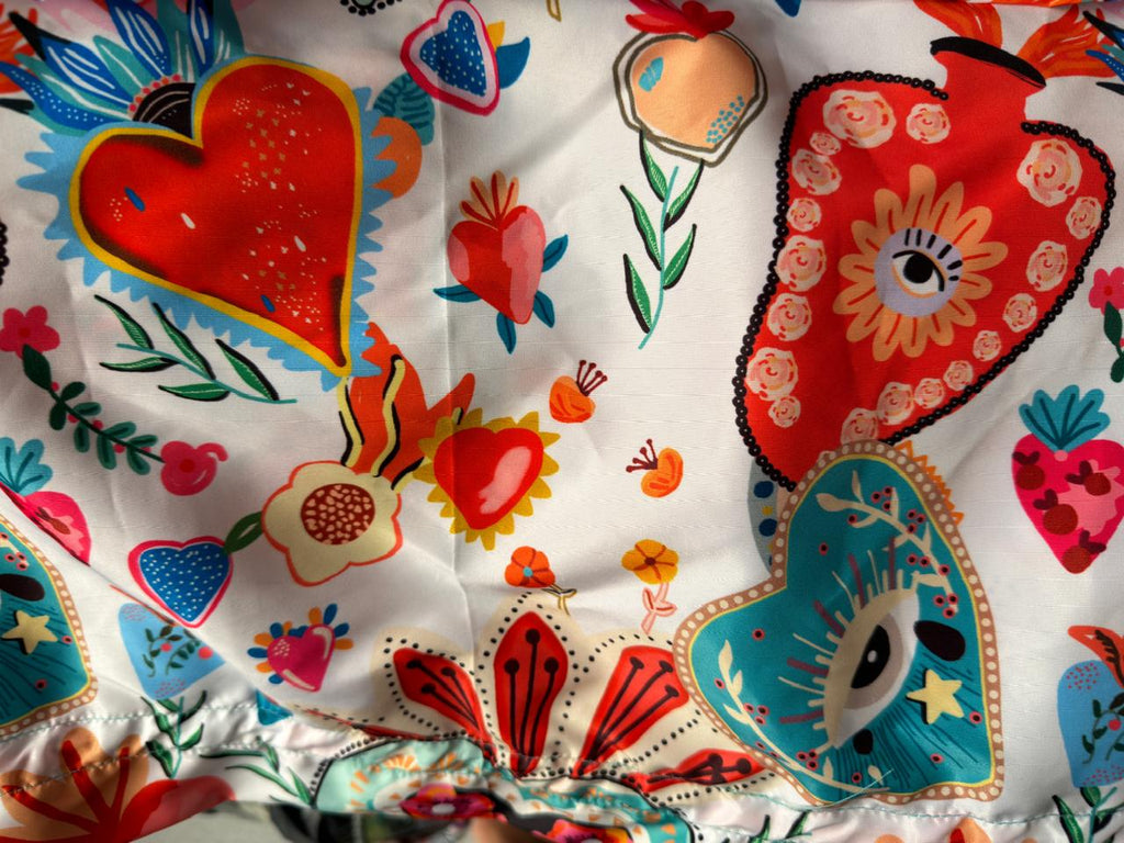 Chaqueta Antifluida Corta Estampados Exclusivos